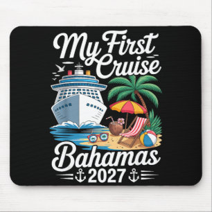 Erste Kreuzfahrt Bahamas 2027 Urlaubsreise passend Mousepad