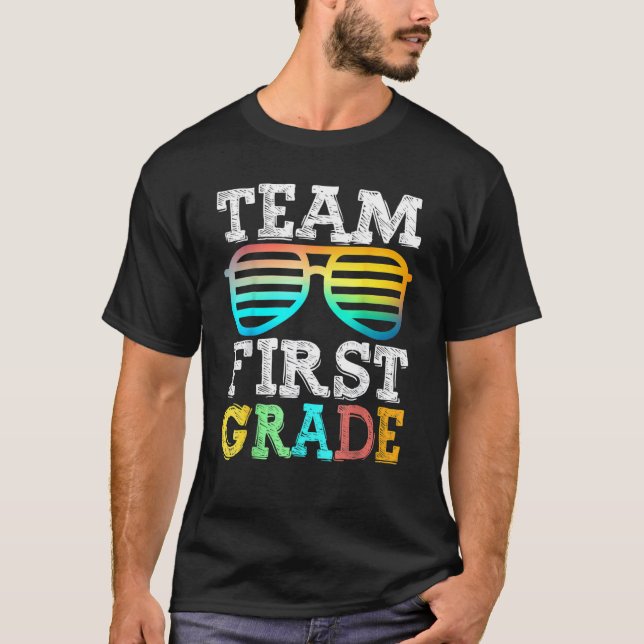 Erste Lehrerin im Team 1 T-Shirt (Vorderseite)