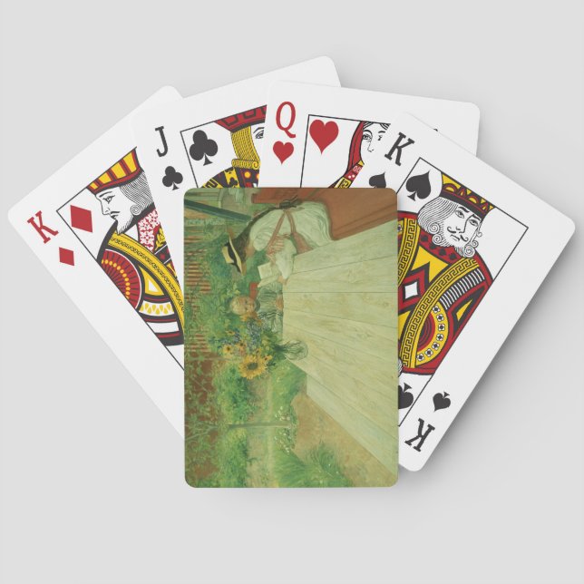 Erste Lektion 1903 Spielkarten (Rückseite)