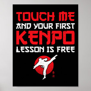 Erste Lektion Freies amerikanisches Kenpo Karate - Poster