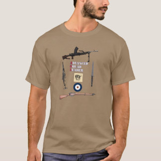 Erste Linie Gruppe ASL Briten mit Waffen-Grenze T-Shirt