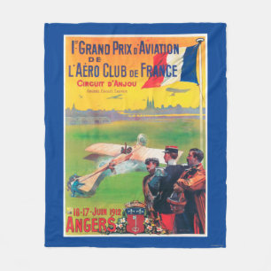 Erste Luftfahrt Grandprix Fleecedecke