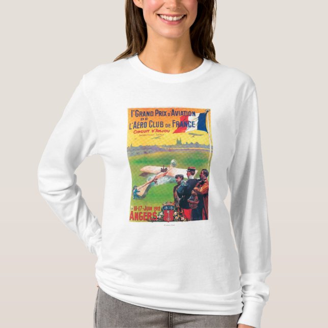 Erste Luftfahrt Grandprix T-Shirt (Vorderseite)