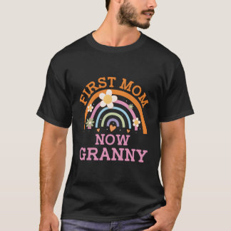 Erste Mama jetzt Großmutter Muttertag Großmutter E T-Shirt