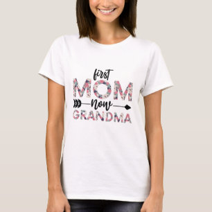 Erste Mama jetzt Oma , Funny Oma Zitat T-Shirt