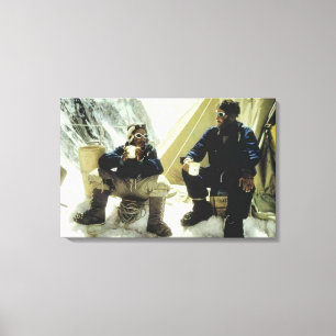 Erste Männer, die den Everest erobern Hillary Norg Leinwanddruck
