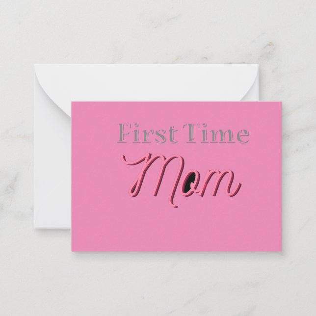 Erste Mastkarten ohne Titel Design Mitteilungskarte (Vorderseite)