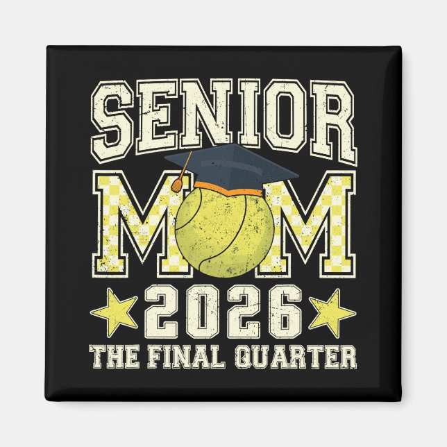 Erste Mutter 2026 Tennis-Abschlussviertel Männer F Magnet (Vorne)