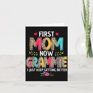 Erste Mutter Oma ich werde immer bessere Muttertag Karte