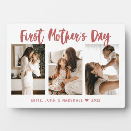 Erste Muttertagskalligraphie 3 Foto Geschenk Fotoplatte