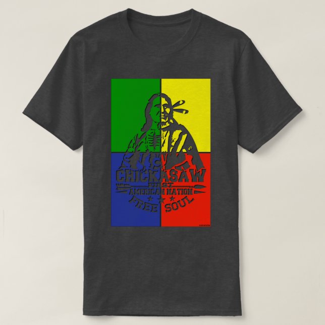 Erste Nation Chickasaw T-Shirt (Design vorne)