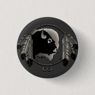 Erste Nationen Tasten Metis Geschenke & Wildlife A Button