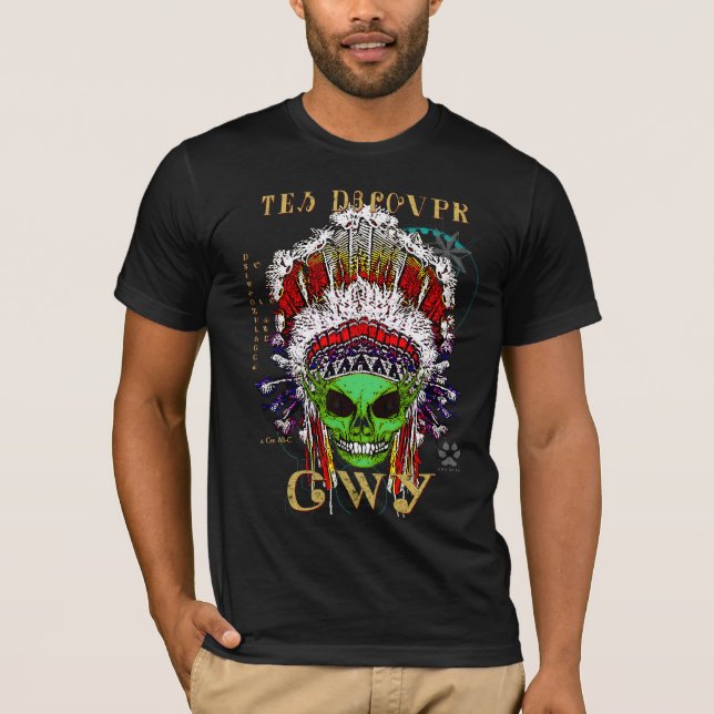 ERSTE NATIONS-CHEROKEE ALIEN T-Shirt (Vorderseite)