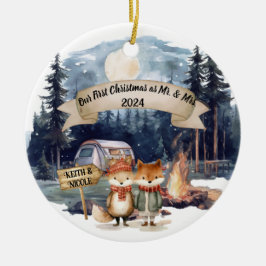 Erste Niedliche Weihnachtsfeier Keramik Ornament