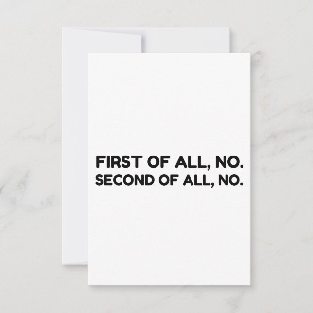 Erste Nummer Dankeskarte (Vorderseite)