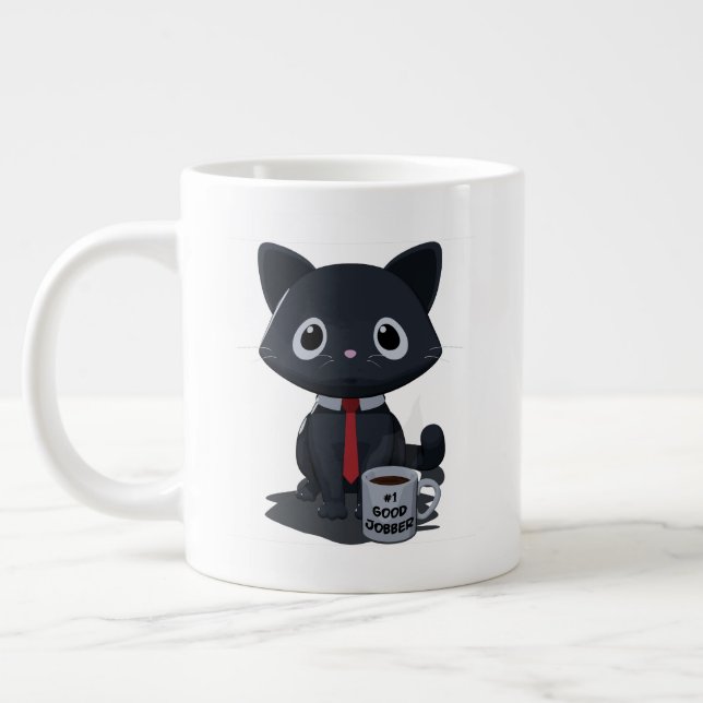 Erste Nummer Guter Jobber Katzen Spezial Tasse (Links)
