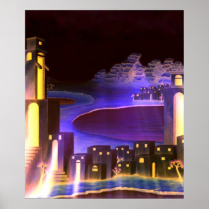 "Erste Offenbarung" - kryptische geheimnisvolle Ku Poster