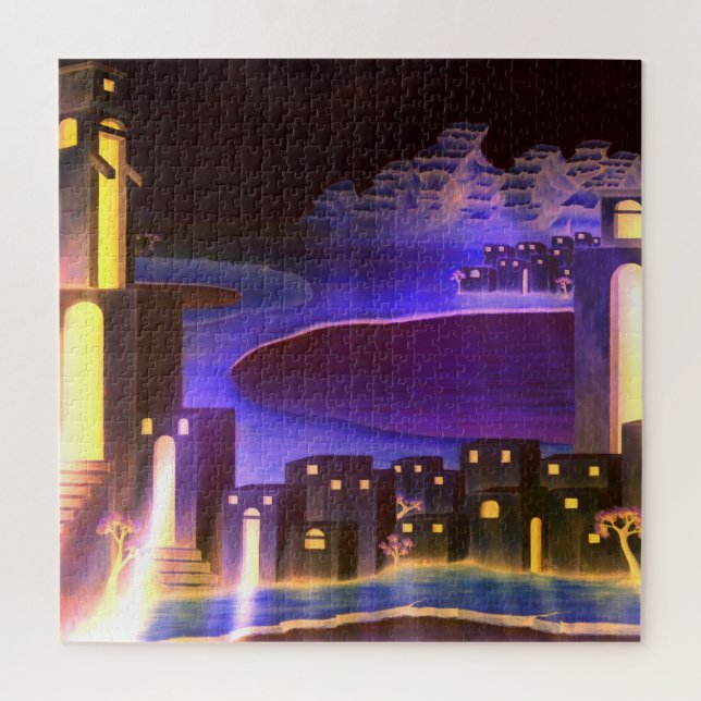 "Erste Offenbarung" - kryptische geheimnisvolle Ku Puzzle (Vertikal)