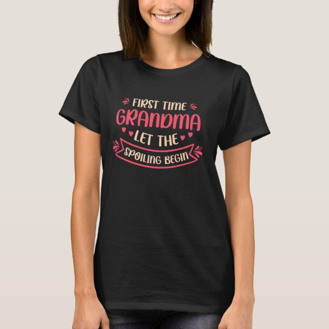 Erste Oma-Ankündigung T-Shirt (Vorderseite)