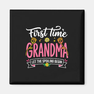Erste Oma lässt die Verwöhnung beginnen Neue Oma Magnet