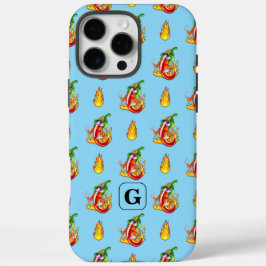 Erste Option für Firefighter Pepper & Flame-Muster iPhone 16 Pro Max Hülle