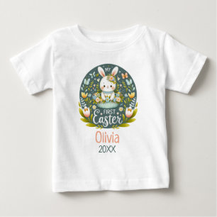 Erste Osterfeier der Sonne - Personalisiert Baby T-shirt