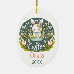 Erste Osterfeier der Sonne - Personalisiert Keramik Ornament