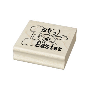 Erste Osterfeier Gummistempel