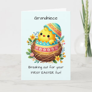 Erste Ostergrandniekse Kicherausbruch aus der Schu Karte