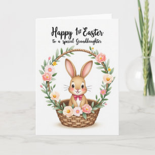 Erste Osterkarte für Enkelin Karte