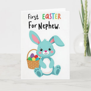 Erste Ostern Für Neffe Karte
