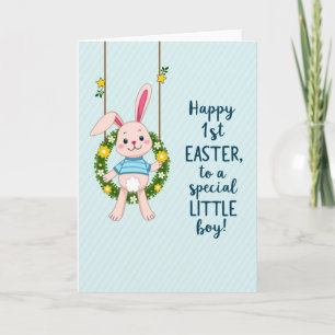 Erste Ostern Karte für kleinen Jungen