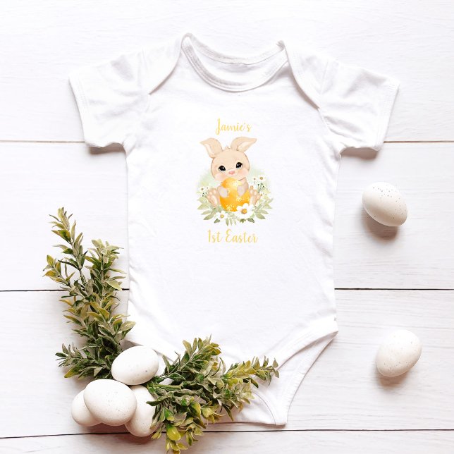 Erste OsterPersonalisiert Unisex Baby Bodysuit Strampler (Von Creator hochgeladen)