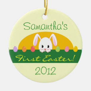Erste Osterpfeife Bunny Personalisierte Ornament