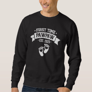 Erste Pawpaw Est 2025 bald Papa Vathers Sweatshirt