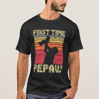 Erste Pepaw Est2023 Vatertag bald sein P T-Shirt