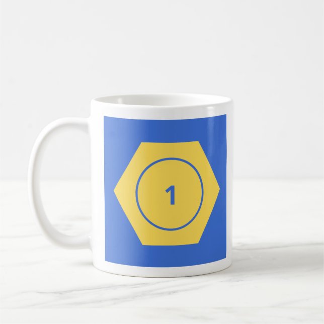 Erste Player Token-Tasse Kaffeetasse (Links)