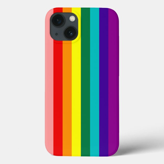 Erste Rainbow-Pride-Flagge Case-Mate iPhone Hülle (Rückseite)