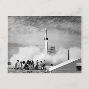 Erste Raketenstart, Cape Canaveral, "Stoßfänger 2" Postkarte