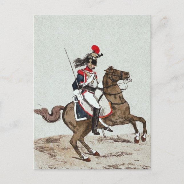 Erste Regiment der Cuirassiers Postkarte (Vorderseite)