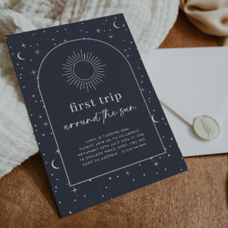 Erste Reise der Marine um die Sonne Einladung