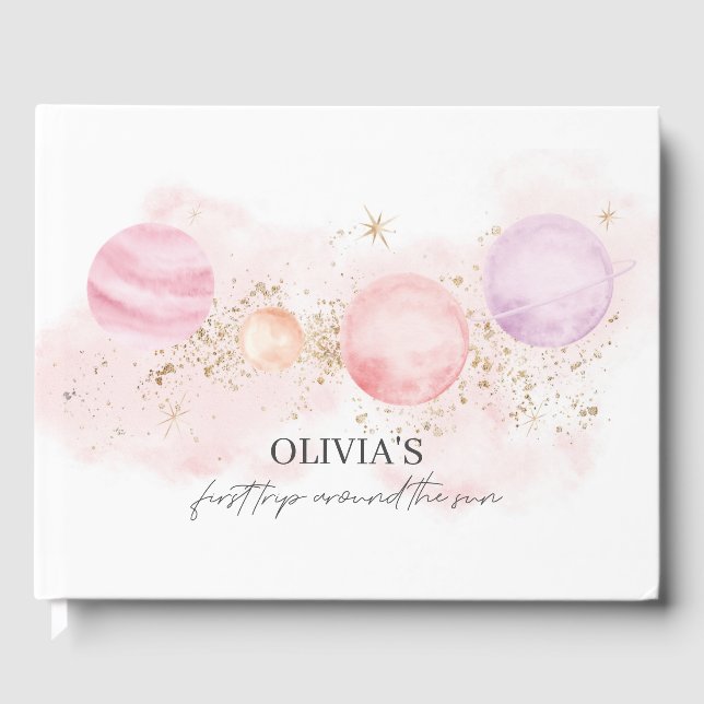 Erste Reise durch das Gästebuch Sun Birthday (Vorderseite)