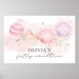 Erste Reise durch das Sun Banner Backdrop Poster