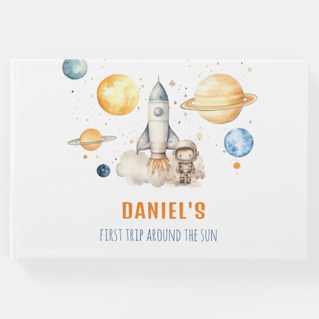 Erste Reise durch das Sun Boy Birthday Gästebuch (Vorderseite)