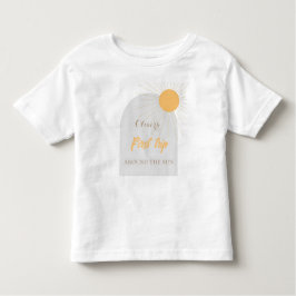 Erste Reise durch die Sonne bohgelb Kleinkind T-shirt