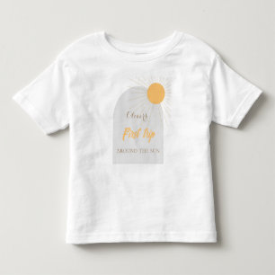 Erste Reise durch die Sonne bohgelb Kleinkind T-shirt
