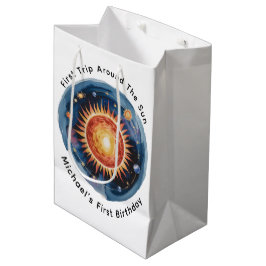 Erste Reise rund um das Sun 1. Geburtstag Party Mittlere Geschenktüte