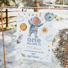 Erste Reise rund um den 1. Geburtstag Begrüßungsze Fotodruck