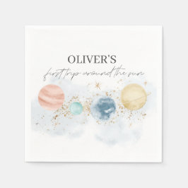 Erste Reise um das Sun Paper Napkins Serviette