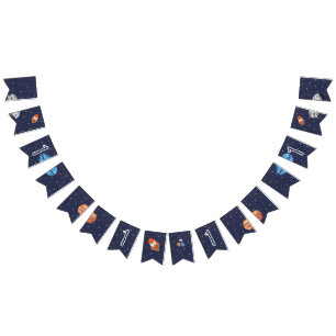 Erste Reise um den Sonnenraum 1. Geburtstag Wimpelkette